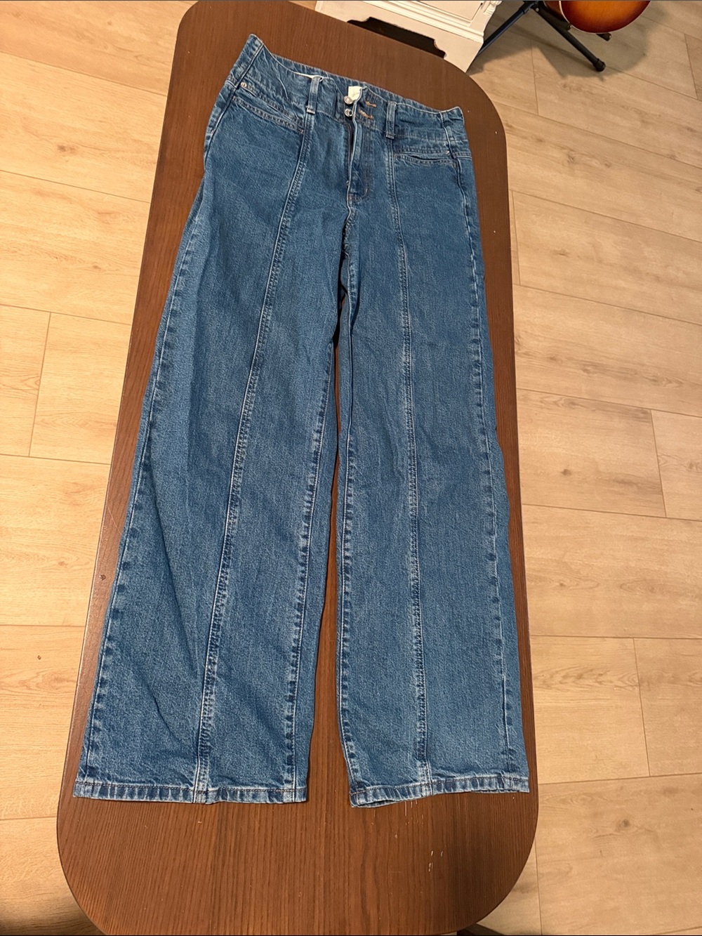 Universal Thread Blue High-Rise Wide Leg Jeans